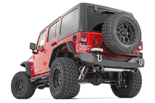 Rough Country - Jeep Tubular Front & Rear Fender Flares Set 07-18 Wrangler JK Rough Country