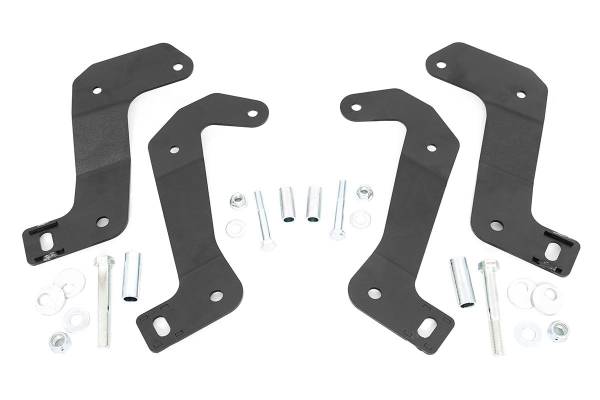 Rough Country - Jeep Front Control Arm Relocation Brackets 18-20 Wrangler JL/JT Gladiator Rough Country
