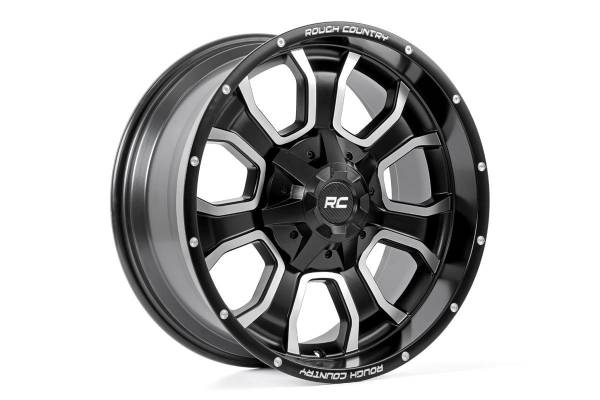 Rough Country - One-Piece Series 93 Wheel, 20x10 8x6.5 Rough Country