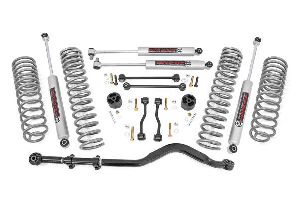 Rough Country - Jeep Gladiator 3.5 Inch Jeep Suspension Lift Kit Coil Springs N3 Shocks For 20-Pres Jeep Gladiator Rough Country