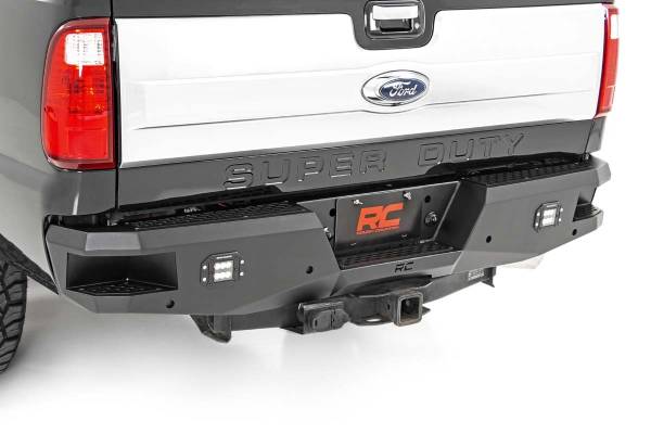 Rough Country - Ford F-250/F-350 Heavy-Duty Rear LED Bumper For 99-16 F-250/F-350 4WD Rough Country