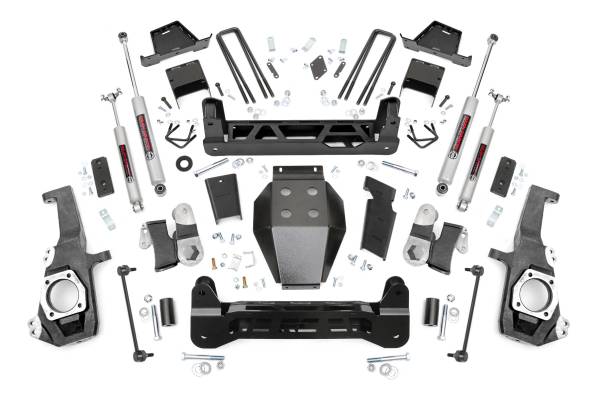 Rough Country - 7.0 Inch GM NTD Suspension Lift Kit (2020 2500HD) Rough Country