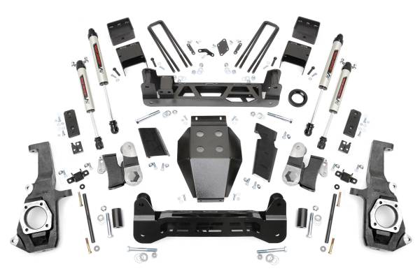 Rough Country - 5.0 Inch GM NTD Suspension Lift Kit/V2 (11-19 2500HD/3500HD) Rough Country