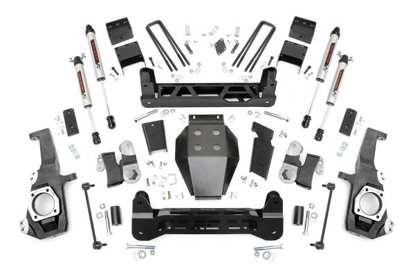 Rough Country - 5.0 Inch GM NTD Suspension Lift Kit V2 (2020 2500HD) Rough Country