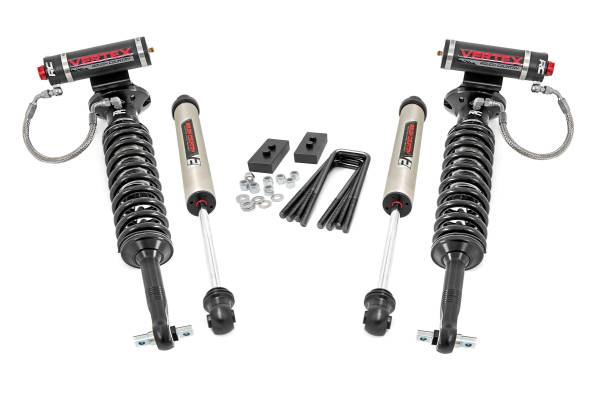 Rough Country - 2.0 Inch Ford Leveling Lift Kit w/ Vertex and V2 Shocks (14-20 F-150) Rough Country