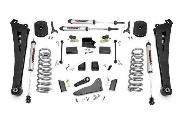 Rough Country - 5 Inch Lift Kit FR Diesel Coil R/A V2 14-18 Ram 2500 4WD Rough Country