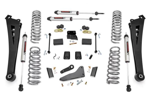 Rough Country - 5 Inch Lift Kit Diesel Dual Rate Coils V2 14-18 Ram 2500 4WD Rough Country