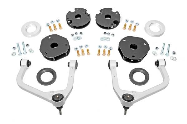 Rough Country - 3.5 Inch GM Suspension Lift Kit w/Forged Upper Control Arms 2021 Tahoe/Suburban Rough Country