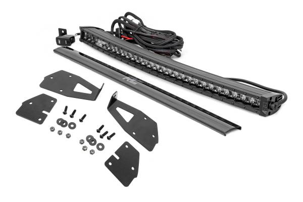 Rough Country - Ford 30 Inch LED Hidden Grille Kit w/Black Series DRL 17-20 Ford F-150 Raptor Rough Country