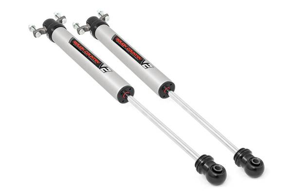 Rough Country - 11-21 Chevy/GMC Silverado/Sierra 2500/3500 HD V2 Front Monotube Shocks Pair 5-8 Inch Rough Country
