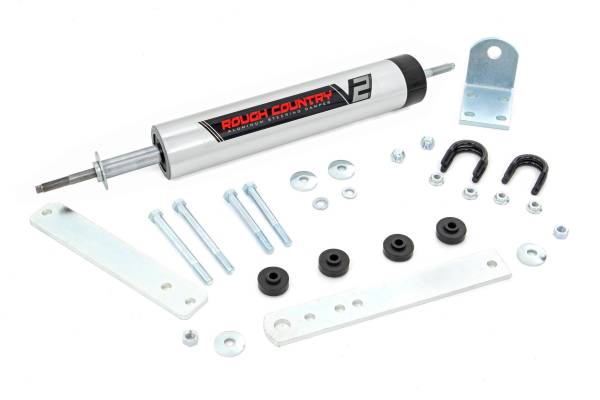 Rough Country - V2 Steering Stabilizer 80-96 Ford Bronco/F-150 Rough Country