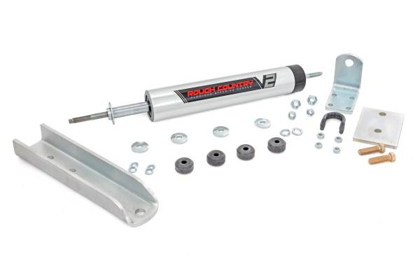 Rough Country - V2 Steering Stabilizer 84-90 Ford Bronco II 2WD/4WD Rough Country