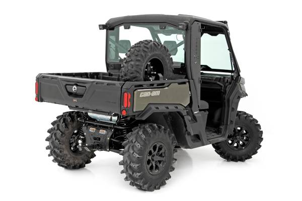 Rough Country - Spare Tire Carrier Bed Side Mount 16-22 Polaris Ranger 1000XP/13-21 Ranger 900XP Rough Country