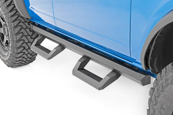 Rough Country - SR2 Adjustable Aluminum Step 21-22 Ford Bronco 4WD Rough Country