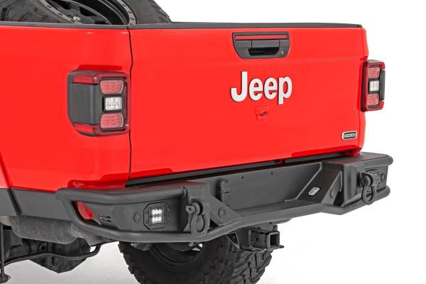 Rough Country - Rear Bumper Tubular 20-22 Jeep Gladiator JT 4WD Rough Country