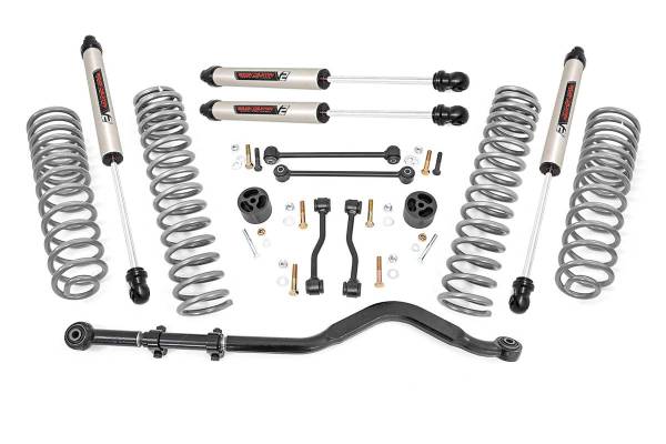 Rough Country - 3.5 Inch Lift Kit Springs with V2 Shocks 20-22 Jeep Gladiator JT 4WD Rough Country