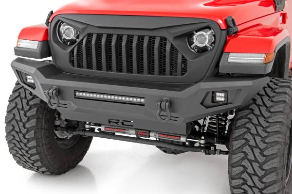 Rough Country - Front Bumper Skid Plate 20-22 Jeep Gladiator JT/18-22 Wrangler JL Rough Country