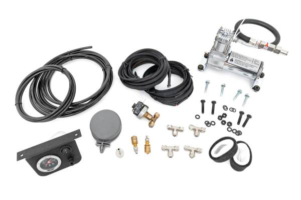 Rough Country - Onboard Air Bag Compressor Kit w/Gauge
