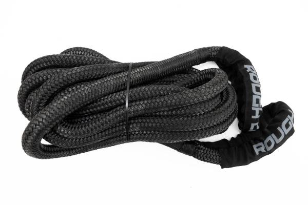 Rough Country - Kinetic Recovery Rope 1 Inch x 30 Feet 30,000lb Capacity Rough Country
