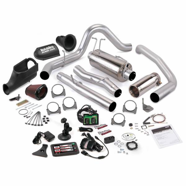 Banks Power - Stinger Bundle Power System W/Single Exit Exhaust Chrome Tip 5 Inch Screen 03-06 Ford 6.0L Excursion Banks Power