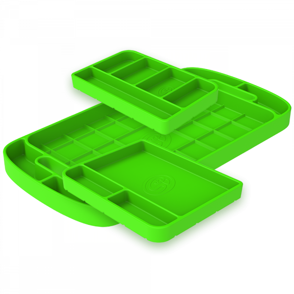 S&B - Tool Tray Silicone 3 Piece Set Color Lime Green S&B