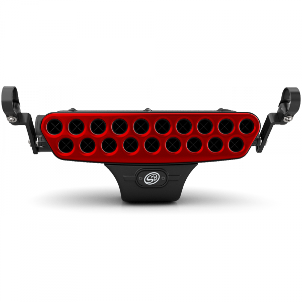 S&B - Stainless Steel Red Faceplate for Particle Separator S&B