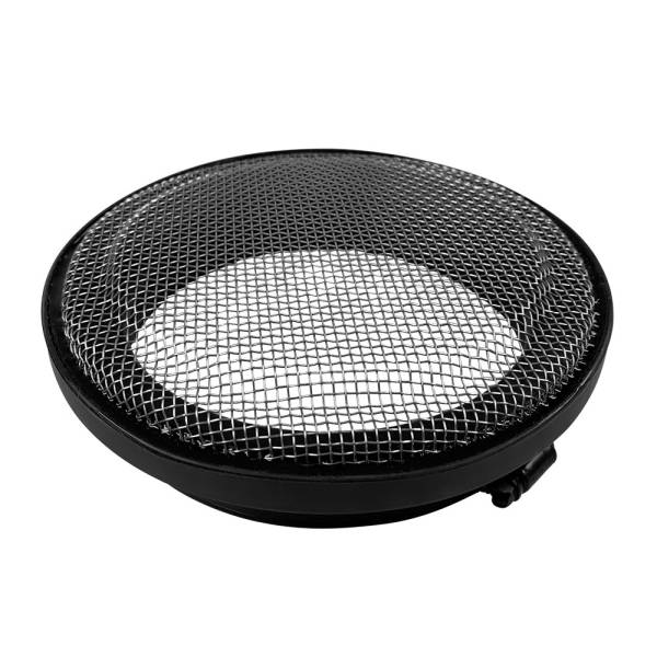 S&B - Turbo Screen 6.0 Inch Black Stainless Steel Mesh W/Stainless Steel Clamp S&B