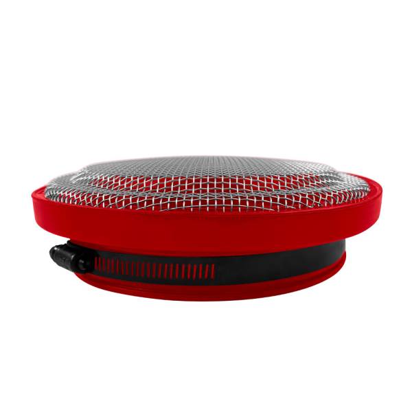 S&B - Turbo Screen Guard With Velocity Stack - 3.50 Inch (Red) S&B