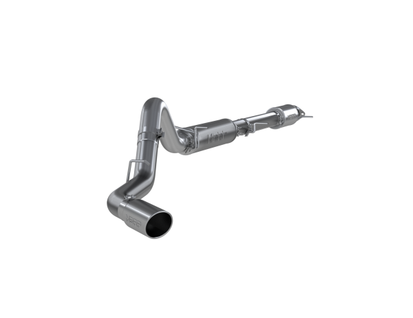 MBRP - 4 Inch Cat Back Exhaust System Single Side Exit 20-Up Silverado/Sierra 2500/3500 HD 6.6L V8 Armor Lite MBRP