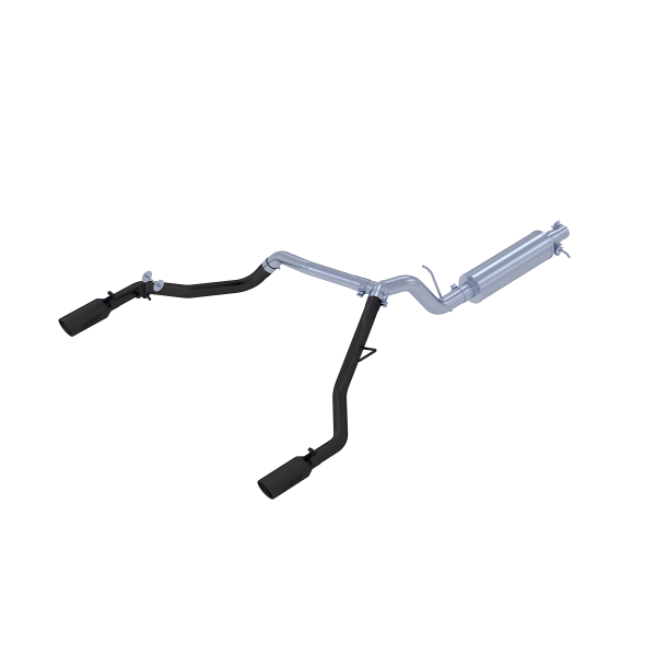 MBRP - Ford 3 Inch Cat Back Exhaust System Dual Split Rear Exit For 19-23 Ford Ranger Ecoboost 2.3L MBRP