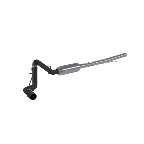 MBRP - Silverado/Sierra 3 Inch Cat Back Exhaust System Single Side Armor BLK For 19-Up Silverado/Sierra 1500 4.3L, 5.3L, 2022 Silverado LTD/ Sierra Limited 5.3L MBRP