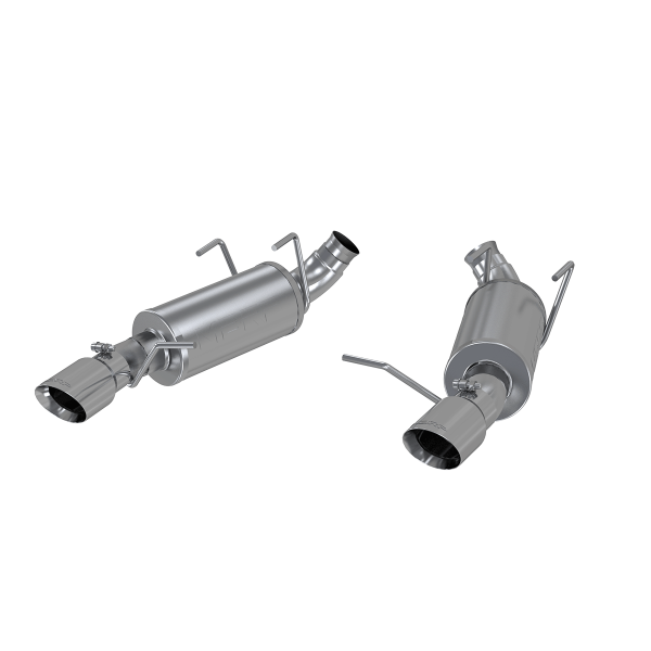 MBRP - 3 Inch Dual Muffler Axle Back Split Rear Armor Plus Series For 11-14 Ford Mustang V6 3.7L MBRP