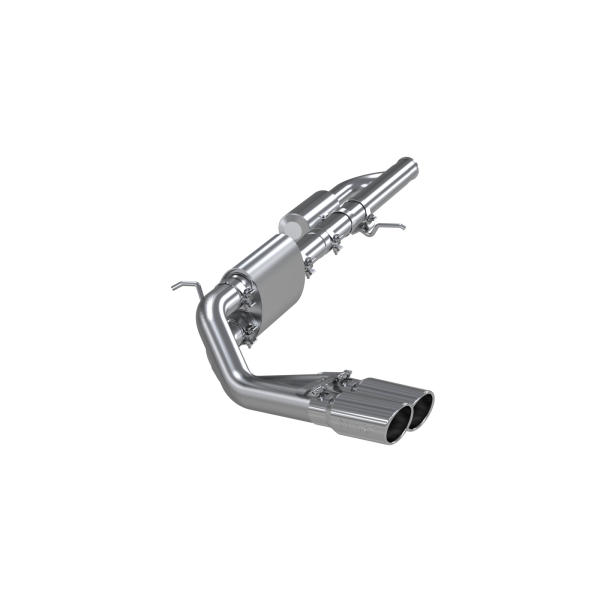 MBRP - 3 Inch Cat Back Exhaust System Pre-Axle Dual Outlet T304 Stainless Steel For 09-18 Silverado/Sierra 1500 4.3L V6, 5.3L V8 19-19 Silverado/Sierra 1500 4.3L V6, 5.3L V8 Limited LD MBRP