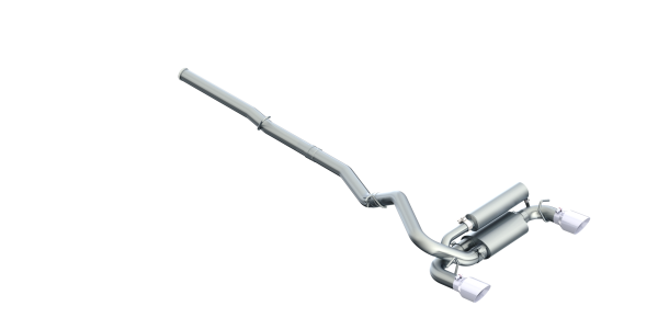 MBRP - 3 Inch Cat Back Exhaust System Dual Outlet For 16-18 Ford Focus RS T409 Stainless Steel MBRP