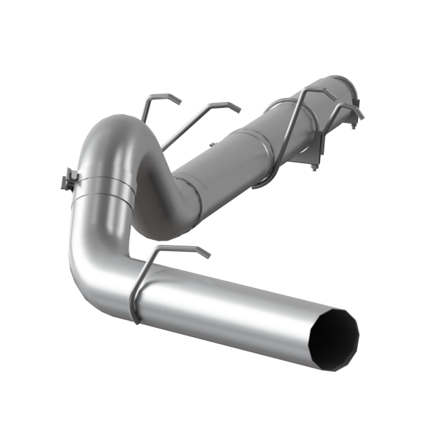 MBRP - 5 Inch Cat Back Exhaust System Single Side Exit, No Muffler For 03-07 Ford F-250/350 6.0L, MBRP