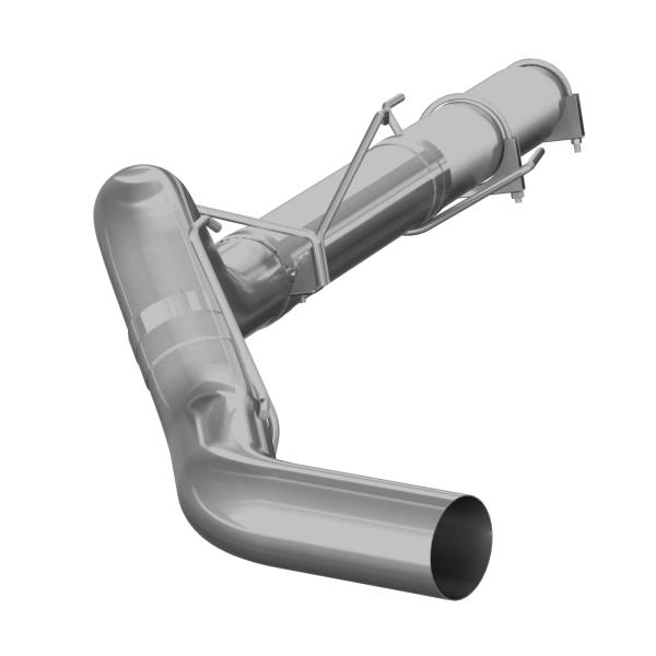 MBRP - 5 Inch Cat Back Exhaust System Single Side Exit No Muffler For 04-07 Dodge Ram 2500/3500 Cummins 600/610 MBRP