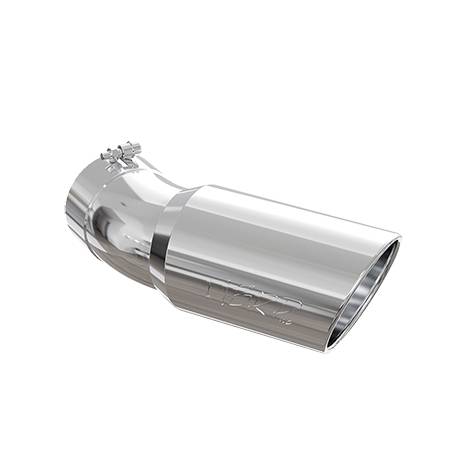 MBRP - 2015-UP Chevrolet/ GMC 2500/ 3500 Duramax Exhaust Tip 6 Inch O.D. Angled Rolled End 5 Inch Inlet 15 1/2 Inch Length 30 Degree Bend T304 Stainless Steel MBRP