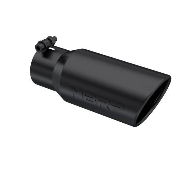 MBRP - Universal 4.5 Angled MBRP Black Series Exhaust Tail Pipe Tip MBRP