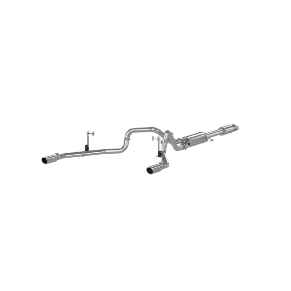 MBRP - 2.5 Inch Cat Back Exhaust System Dual Rear Exit For 15-20 Ford F-150 5.0L Aluminized Steel MBRP