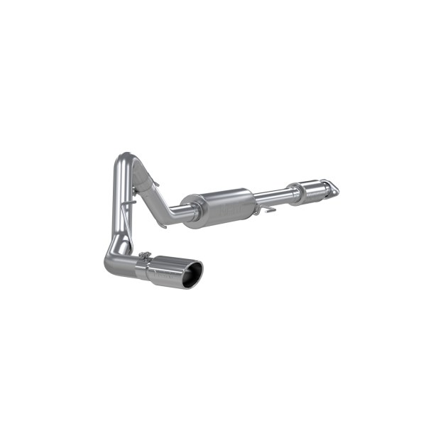 MBRP - 3 Inch Cat Back Exhaust System Single Side Exit Aluminized Steel For 15-20 Ford F-150 5.0L MBRP