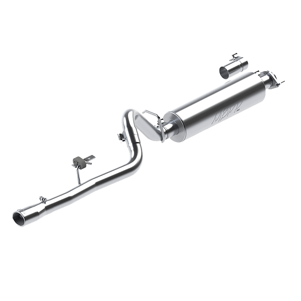 MBRP - 2.5 Inch Cat Back Exhaust System Single For 86-00 Cherokee 2.5L 87-01 Cherokee 4.0L Aluminized Steel MBRP