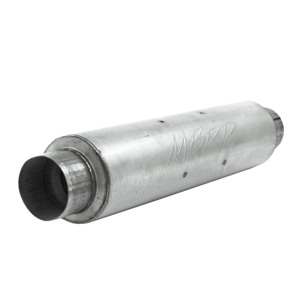 MBRP - 4 Inch Inlet/Outlet Quiet Tone Exhaust Muffler 24 Inch Body 6 Inch Diameter 30 Inch Overall Aluminized Steel MBRP