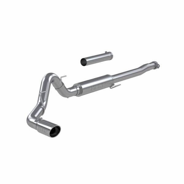 MBRP - 21-Up Ford F-150 4 Inch Cat Back Single Side Race version T409 Stainless Steel Exhaust System MBRP