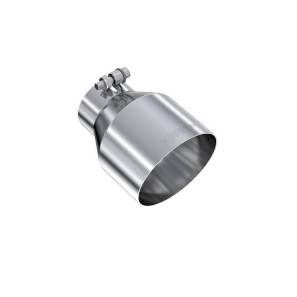 MBRP - T304 Stainless Steel Tip 3 inch ID 5 inch OD Out 6.5 inch Length Angle Cut Single Wall MBRP