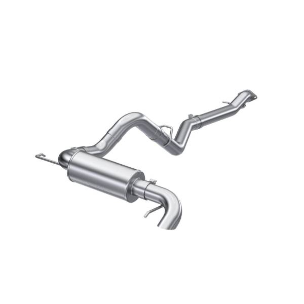 MBRP - 3 inch Cat-Back Single High Clearance Rear Exit 2021-Up Ford Bronco T304 Stainless Steel MBRP