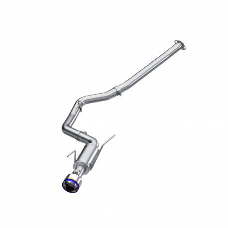 MBRP - Subaru Impreza WRX/WRX STI 2.0L/2.5L 3.0 Inch Cat-Back Single Rear Exit T304 Stainless Steel with Burnt End Tip MBRP