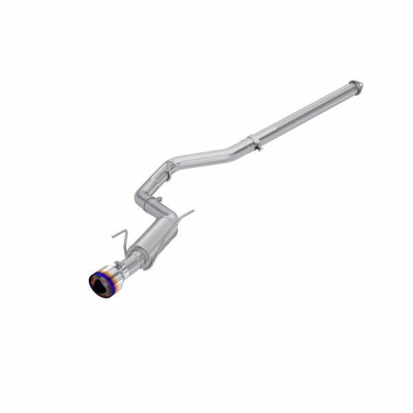 MBRP - 22-Up Subaru WRX 2.4L T304 Stainless Steel 3 Inch Cat-Back Single Rear Exit Burnt End Tip MBRP
