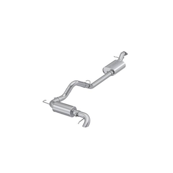 MBRP - 2021-Up Ford Bronco 2.3L/2.7L Aluminized Steel 3 Inch Cat-Back Single High Clearance Rear Exit Touring Armor Lite MBRP