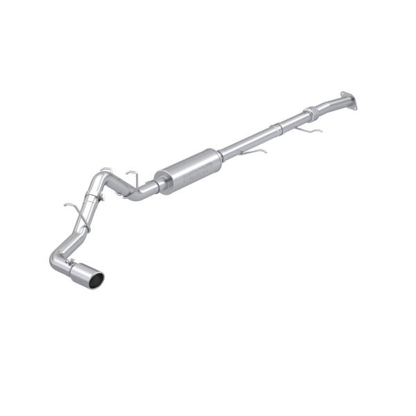 MBRP - 2023-Up Chevrolet/GMC Colorado/Canyon 2.7L Aluminized Steel 3 Inch Cat-Back Exhaust Single Side Exit with Tip Armor Lite MBRP