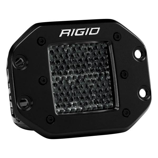 Rigid Industries - Spot Diffused Midnight Flush Mount Pair D-Series Pro RIGID Industries